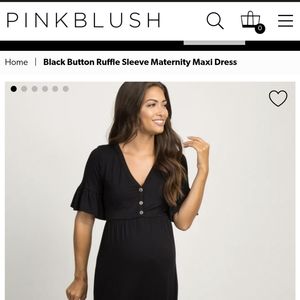 Pinkblush button dress